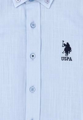 Erkek Çocuk Basic Açık Mavi Kısa Kollu Gömlek - 50289430014