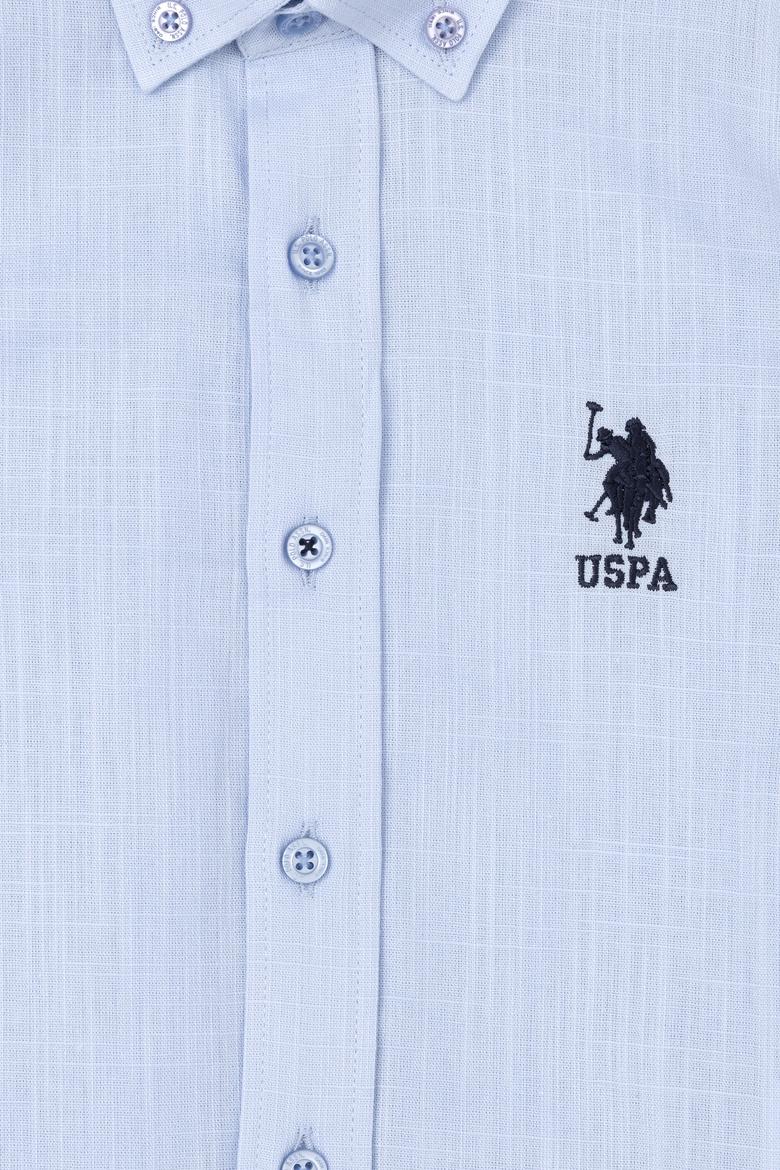 Erkek Çocuk Basic Açık Mavi Kısa Kollu Gömlek - 50289430014