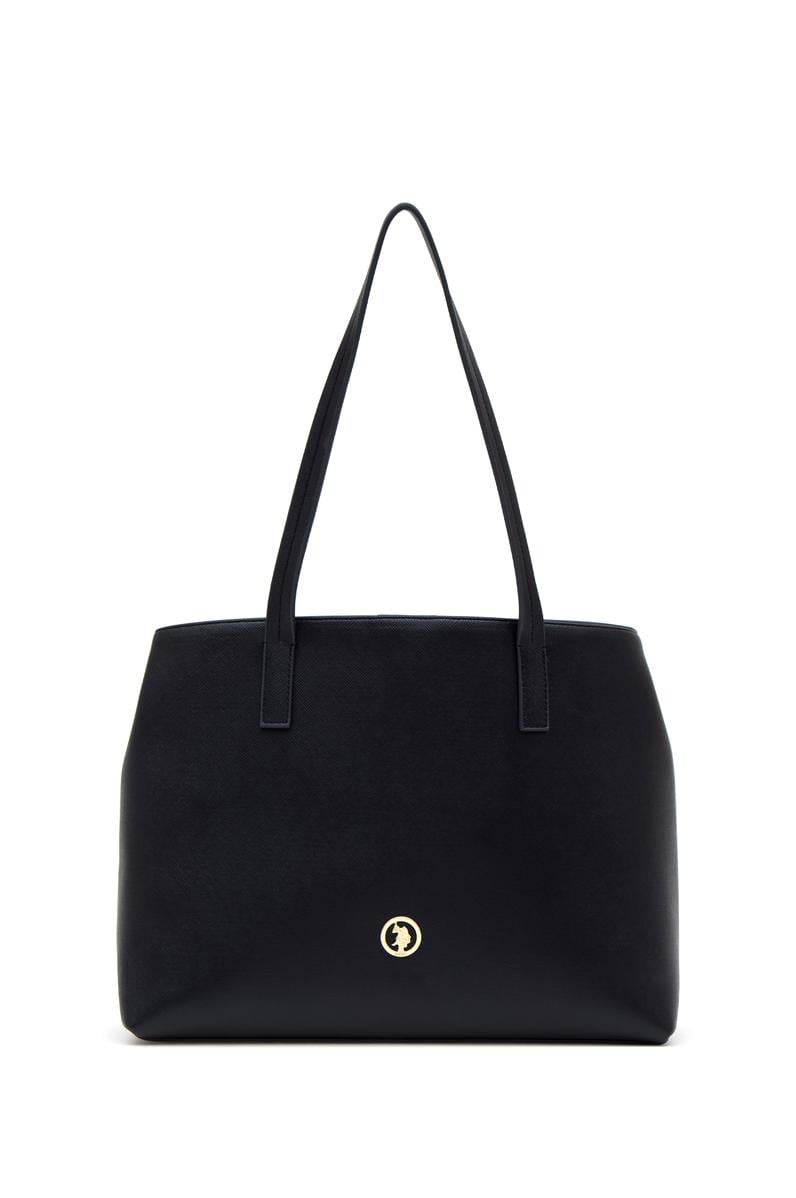 Kadın Kutulu Fularlı Hediyelik Lacivert Kol Çantası