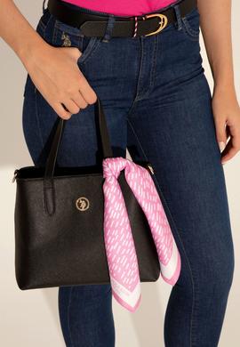 Kadın Kutulu Fularlı Hediyelik Siyah Kol Çantası - 50295939004