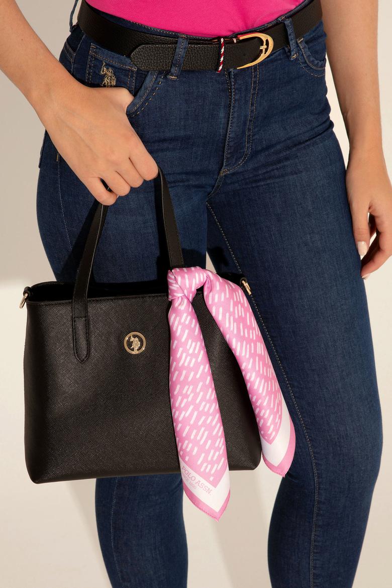 Kadın Kutulu Fularlı Hediyelik Siyah Kol Çantası - 50295939004