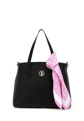 Kadın Kutulu Fularlı Hediyelik Siyah Kol Çantası - 50295939004