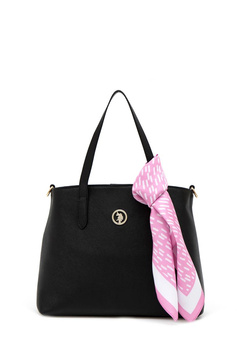 Kadın Kutulu Fularlı Hediyelik Siyah Kol Çantası - 50295939004