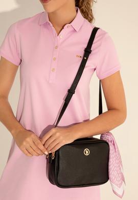 Kadın Kutulu Fularlı Hediyelik Siyah Çapraz Çanta - 50295940004