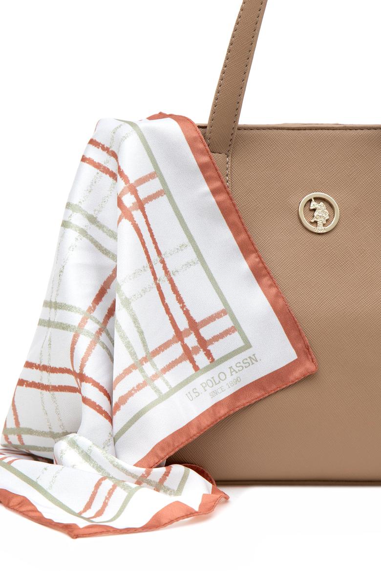 Kadın Kutulu Fularlı Hediyelik Vizon Kol Çantası - 50295939001