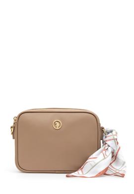 Kadın Kutulu Fularlı Hediyelik Vizon Çapraz Çanta - 50295940001