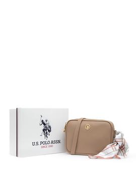 Kadın Kutulu Fularlı Hediyelik Vizon Çapraz Çanta - 50295940001