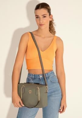 Kadın Açık Haki Omuz Çantası - 50293653001