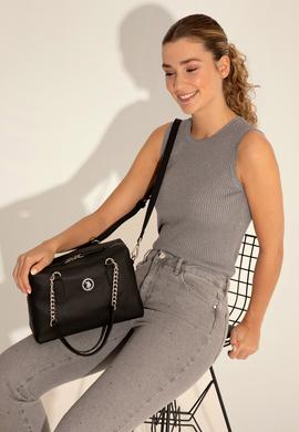 Kadın Siyah Omuz Çantası - 50293653005