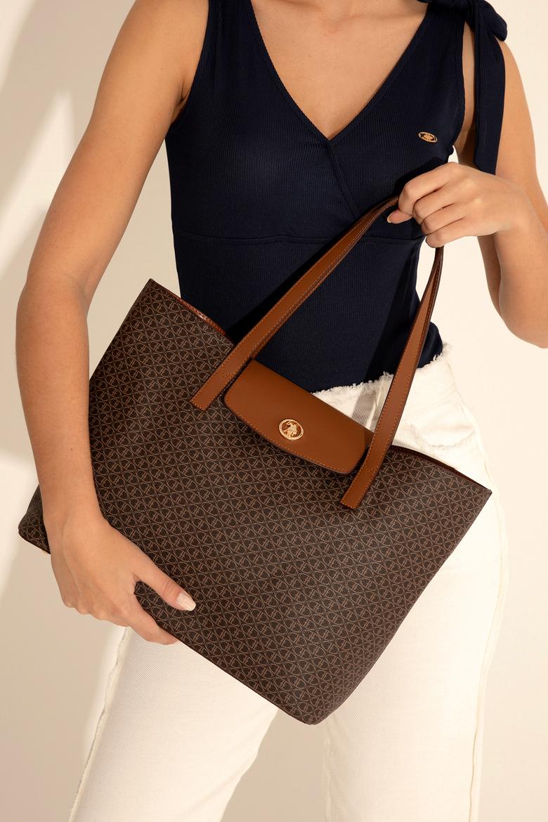 Kadın Kahverengi Omuz Çantası - 50293697004