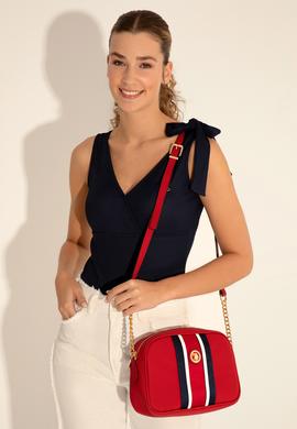 Kadın Kırmızı Çapraz Çanta - 50293682002