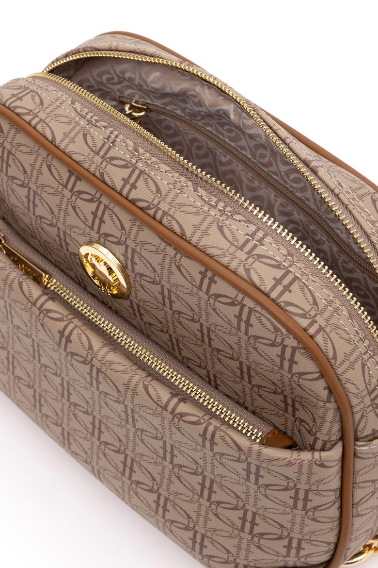 Kadın Koyu Bej Çapraz Çanta - 50293712003