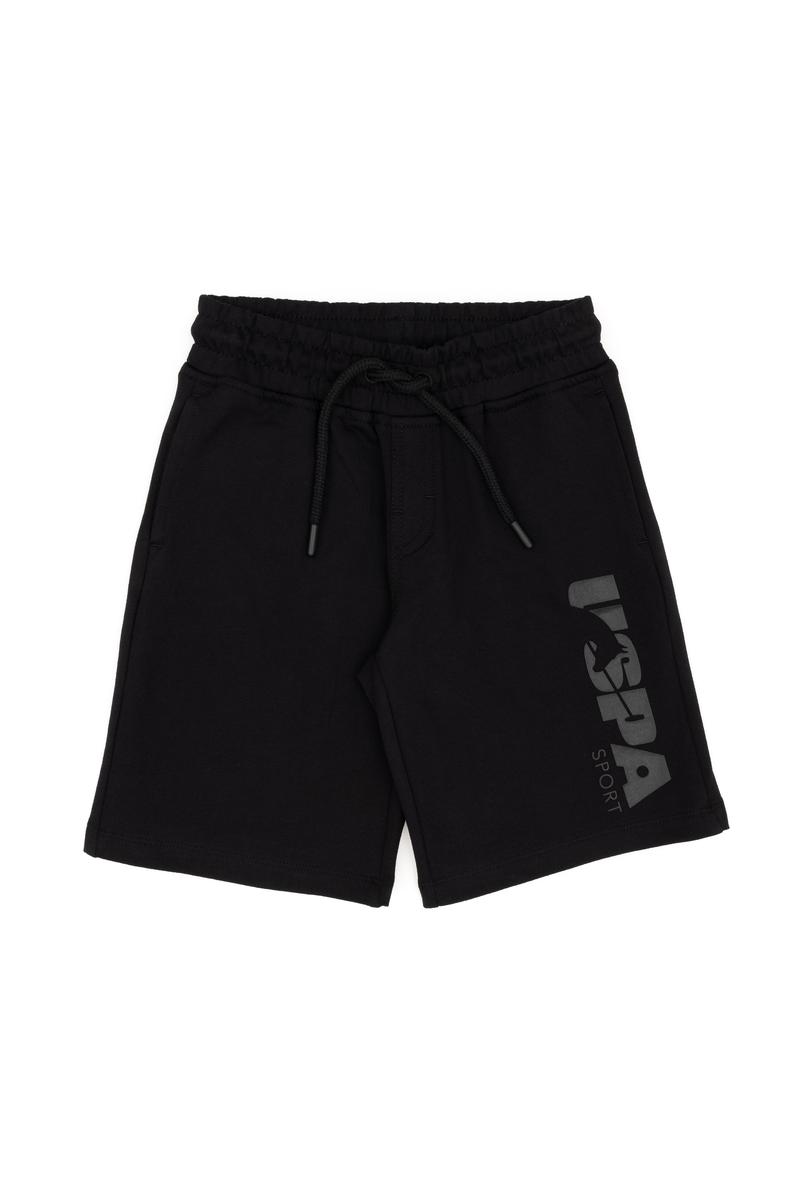 Erkek Çocuk Siyah Örme Şort