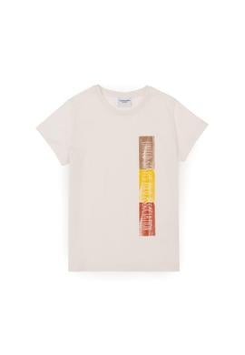 Erkek Çocuk Ekru Bisiklet Yaka Tişört - 50288058012