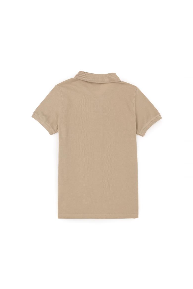 Erkek Çocuk Açık Haki Polo Yaka Tişört - 50288126001