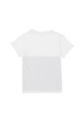 Erkek Çocuk Beyaz Bisiklet Yaka Tişört - 50284796010