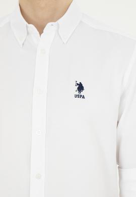 Erkek Beyaz Uzun Kollu Basic Gömlek - 50282589037