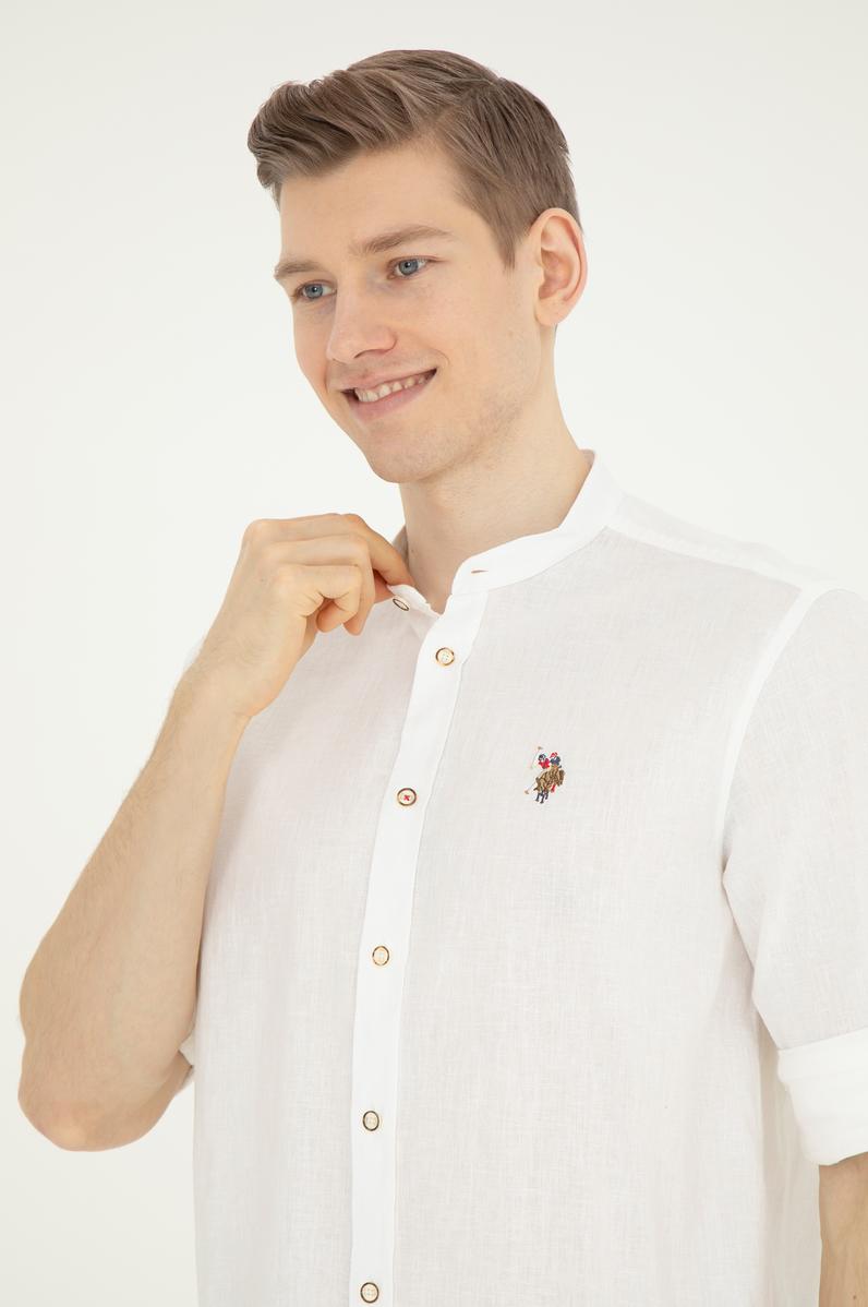 Erkek Beyaz Uzun Kollu Gömlek