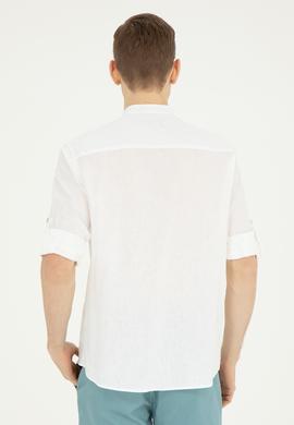 Erkek Beyaz Uzun Kollu Gömlek - 50288313001