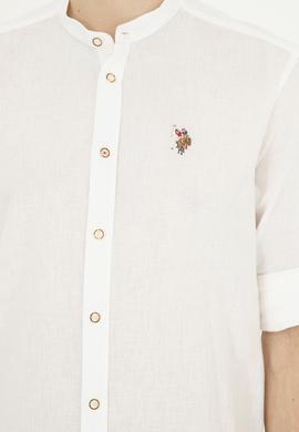 Erkek Beyaz Uzun Kollu Gömlek - 50288313001