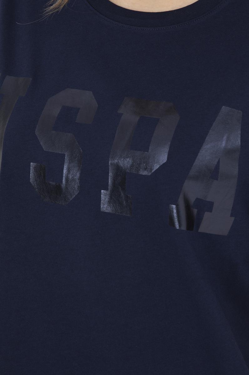 Kadın Lacivert Basic Bisiklet Yaka Tişört