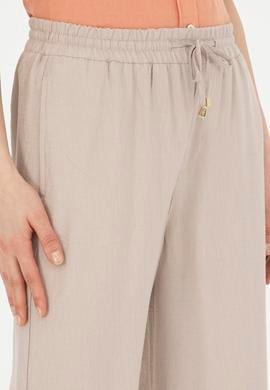 Kadın Taş Loose Relax Fit Kanvas Pantolon - 50281147055
