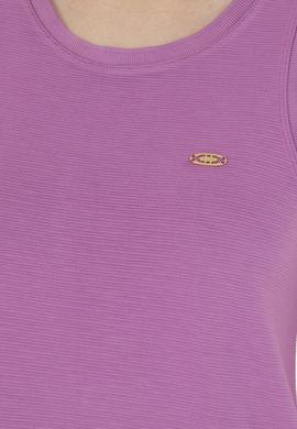 Kadın Menekşe Bisiklet Yaka Örme Elbise - 50281743044