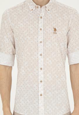 Erkek Camel Uzun Kollu Gömlek - 50263152025