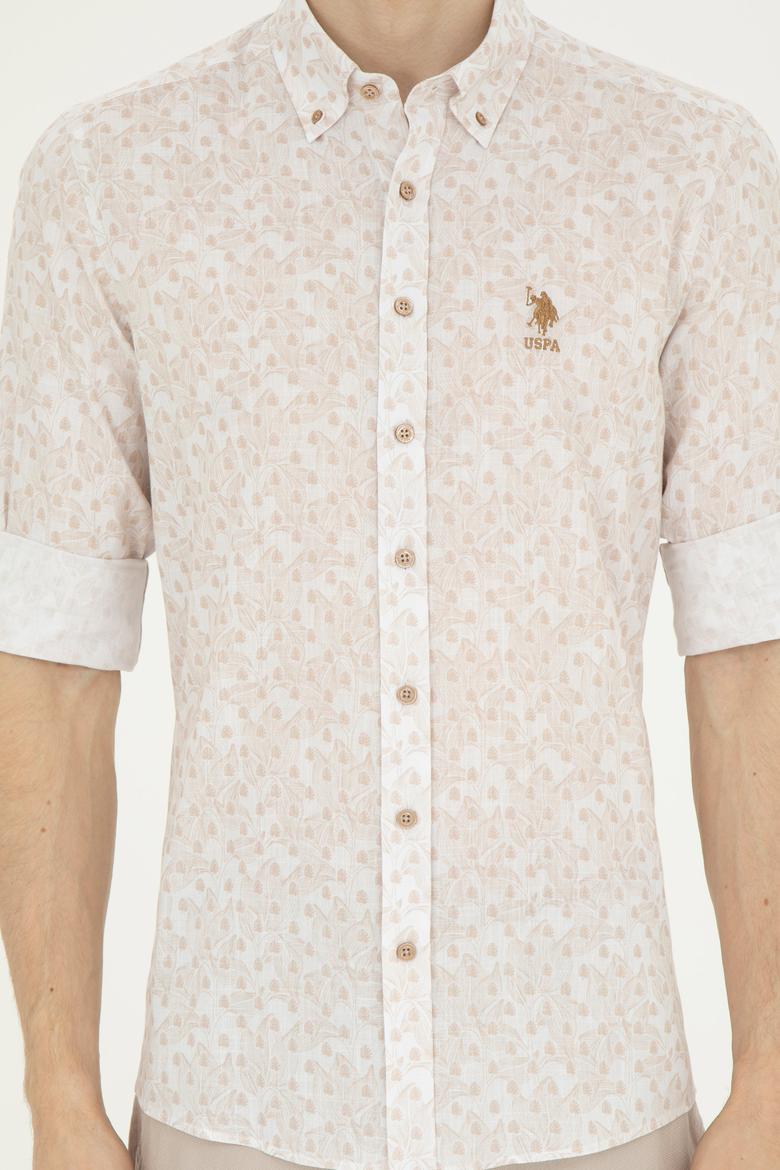 Erkek Camel Uzun Kollu Gömlek - 50263152025