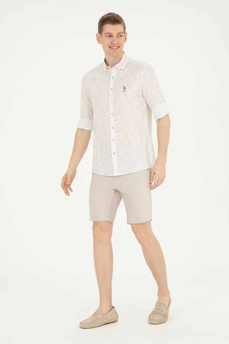 Erkek Camel Uzun Kollu Gömlek - 50263152025