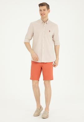 Erkek Taş Uzun Kollu Basic Gömlek - 50282588069