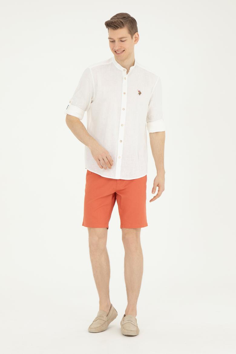 Erkek Ekru Uzun Kollu Gömlek - 50288313014