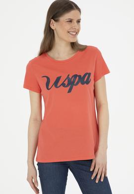 Kadın Nar Çiçeği Bisiklet Yaka Tişört - 50288687044