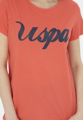 Kadın Nar Çiçeği Bisiklet Yaka Tişört - 50288687044