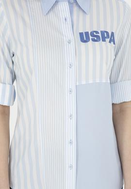 Kadın Açık Mavi Uzun Kollu Gömlek - 50283420005