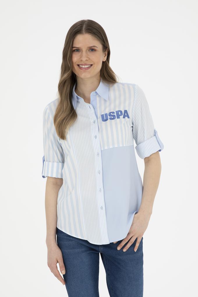 Kadın Açık Mavi Uzun Kollu Gömlek