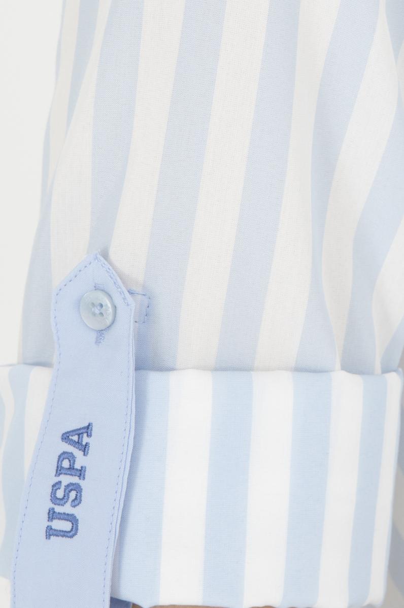 Kadın Açık Mavi Uzun Kollu Gömlek