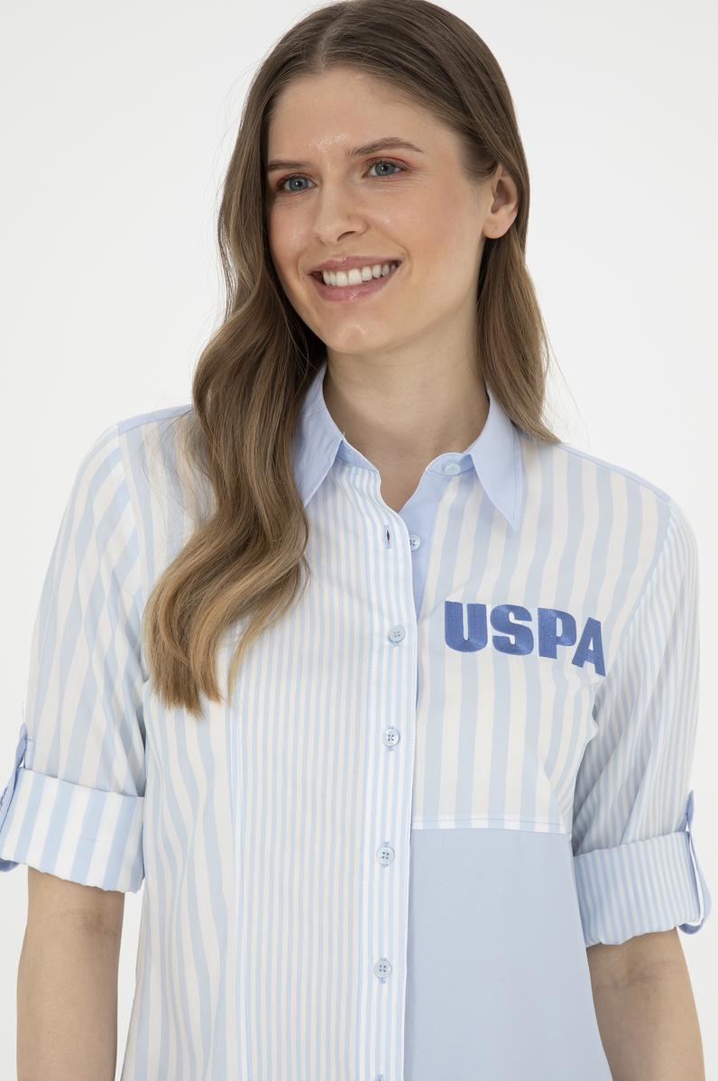 Kadın Açık Mavi Uzun Kollu Gömlek