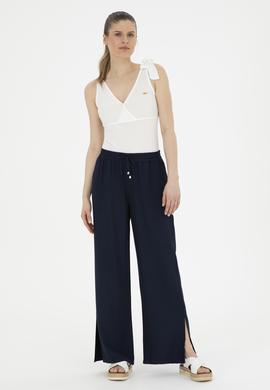 Kadın Lacivert Kanvas Pantolon - 50281147003