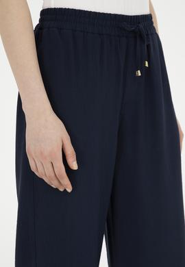 Kadın Lacivert Kanvas Pantolon - 50281147003