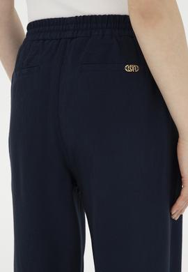 Kadın Lacivert Kanvas Pantolon - 50281147003