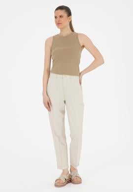 Kadın Açık Haki Kanvas Pantolon - 50288858008