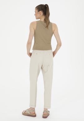 Kadın Açık Haki Kanvas Pantolon - 50288858008