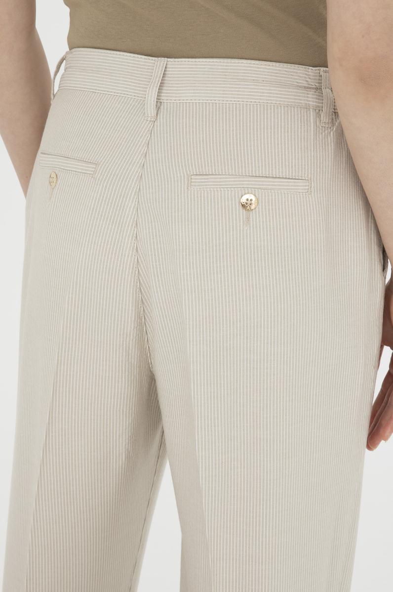 Kadın Açık Haki Kanvas Pantolon