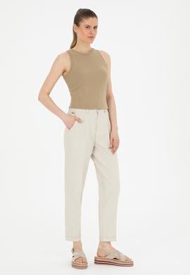 Kadın Açık Haki Kanvas Pantolon - 50288858008