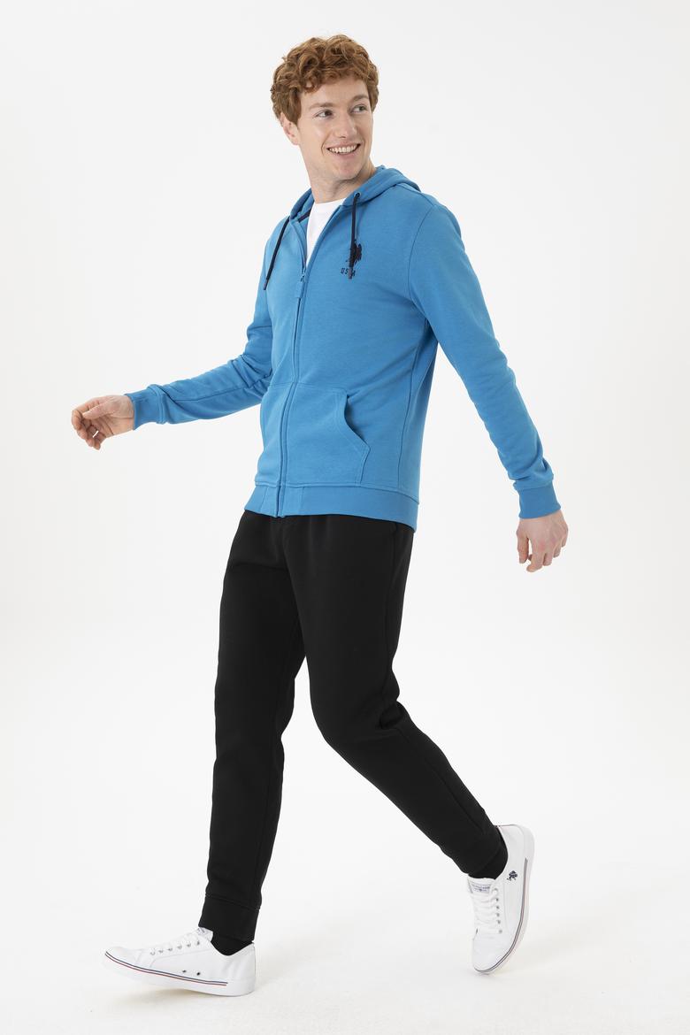 Erkek Kobalt Mavi Örme Hırka - 50253132061