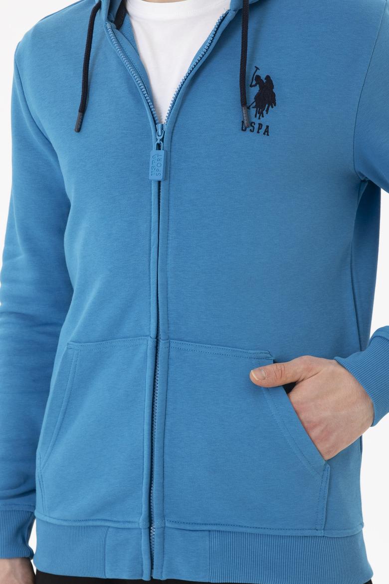 Erkek Kobalt Mavi Örme Hırka - 50253132061