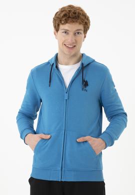 Erkek Kobalt Mavi Örme Hırka - 50253132061