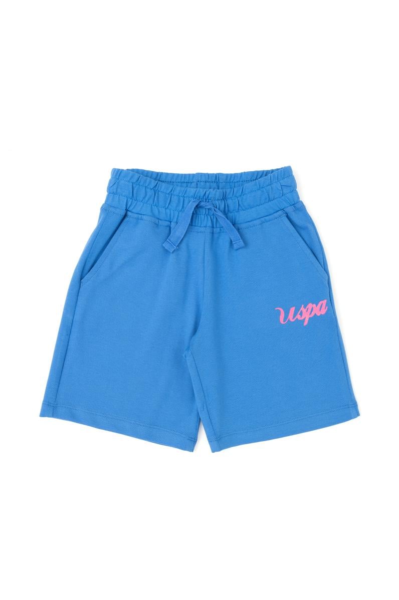 Kız Çocuk Saks Örme Şort