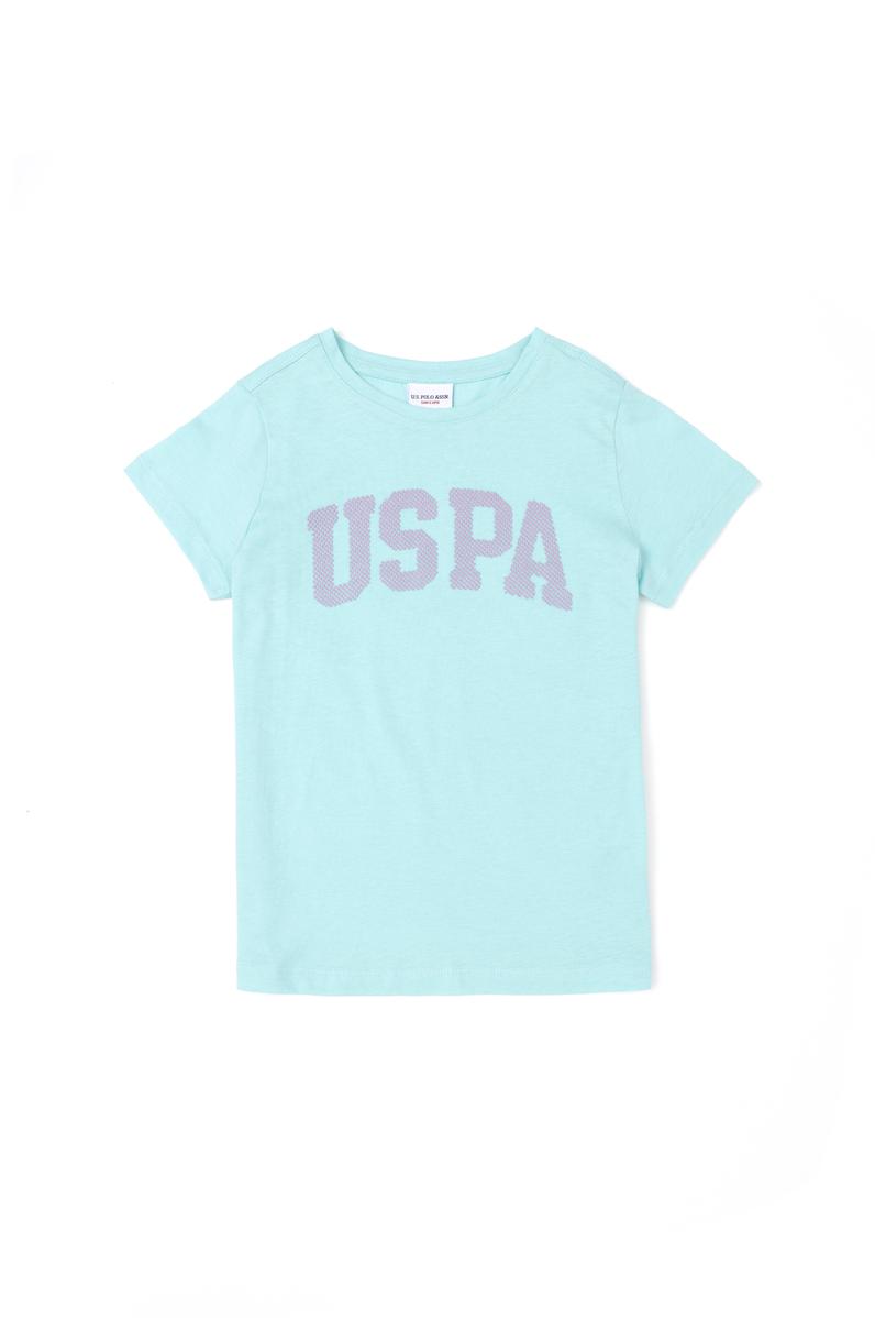 Kız Çocuk Su Yeşili Basic Tişört